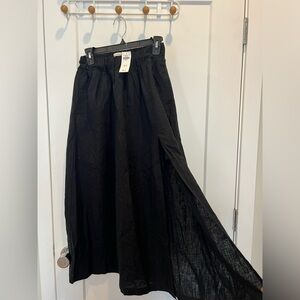 Abercrombie midi linen skirt NWT